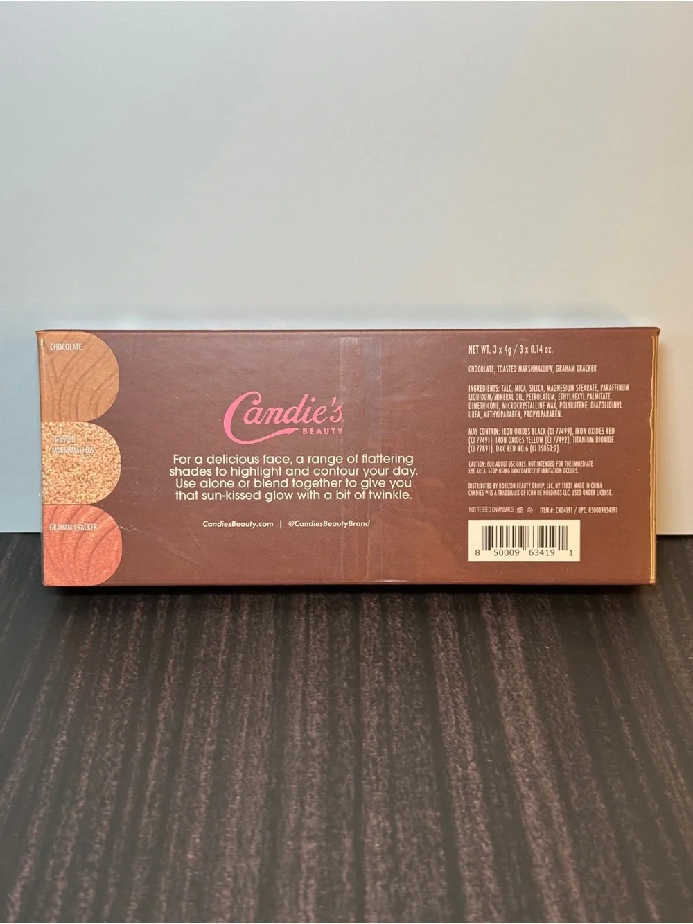 Candie's Beauty Parlor S'Mores Contour Palette NEW